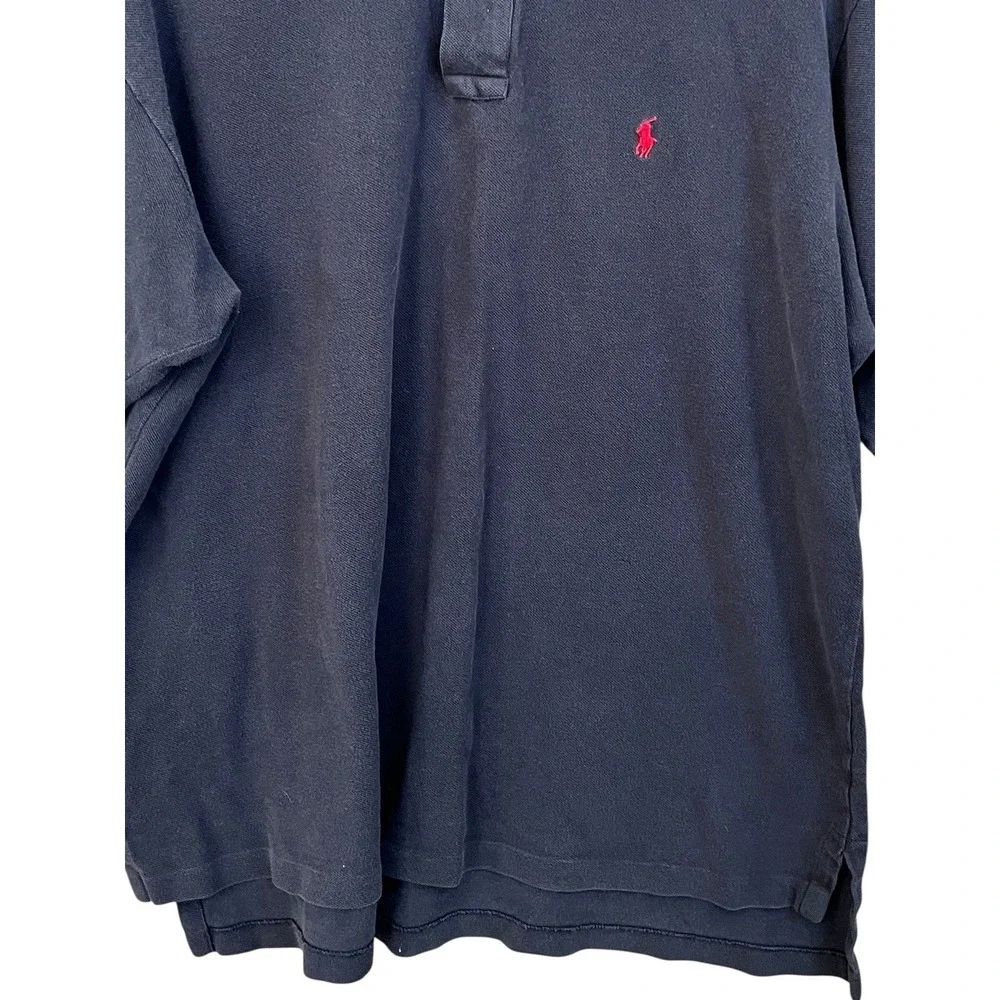 Polo Ralph Lauren Top Adult XL Black Golf Classic Country Club Preppy Short Slve